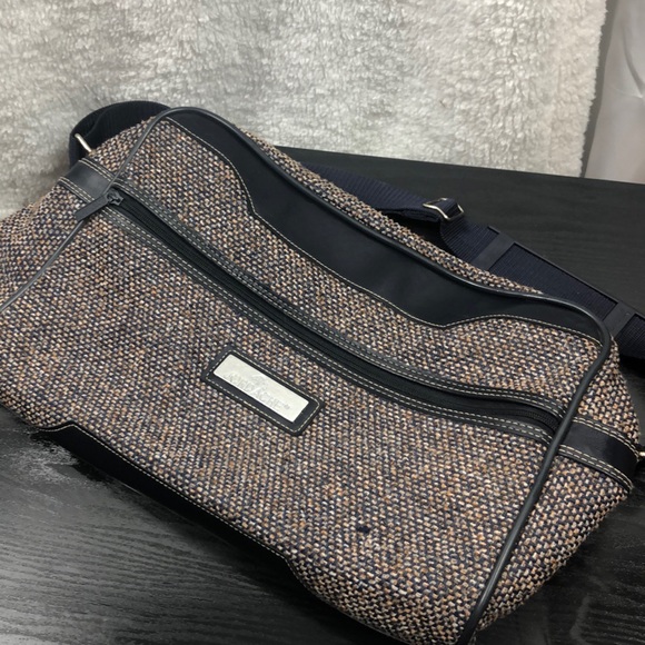 Jordache Bags Vintage Jordache Tweed Overnight Travel Bag Poshmark
